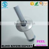 HIGH QUALITY OPEN END FACTORY RECESSED CROWN ALUMINUM BLIND PEEL RIVETS thumbnail-4