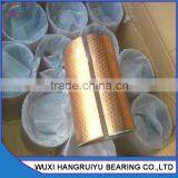 Heavy Loads at Moderate Speeds Metric Sizes bi - Metal Bronze Bush Sleeves 35mm Shaft & 40mm Long With Lubrication Oil Holes