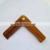 Popular Foldable Personalized Hair Comb Wooden thumbnail-2