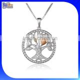 Custom 925 Sterling Silver Necklace Tree Of Life Wholesale