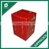 CORRUGATED FRUIT SHIPPING BOX FULL PRINTING SHIPPING BOX WITH PLASTIC HANDLE FOR PACKING FRESH FRUIT thumbnail-2
