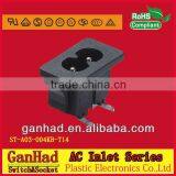 C8 IEC Power Socket &IEC60320 UL498 AC Inlet thumbnail-1
