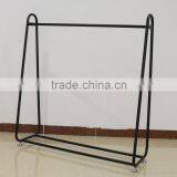 Durable Rails Black Clothing Display Rack for Clothing Store thumbnail-1