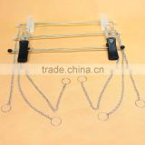 Hot sale fashion chains pants hanger strips with clips