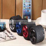 2015 New Tire Bluetoot Speaker With Handsfree Line in TF Card