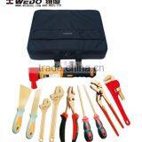 Non-sparking High Quality Aluminum Bronze Alloy China Manufacturer OEM Service Die Forging 10pcs Tool Set