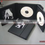 Leather DVD Box,Black PU CD Case