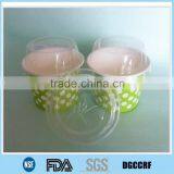 Ice Cream Sundae Cup / Ice Cream Sundae Cup With Lid / Disposable Ice Cream Sundae Cup thumbnail-2