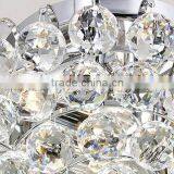 China Wholesale Silver Modern K9 Crystal Ball Chandelier Celing Lamp thumbnail-4