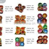 Diyas Diwali Diyas Diwali Gifts Floating Diyas Rangoli Diwali Clay Diya Set of Diwali Diyas thumbnail-1