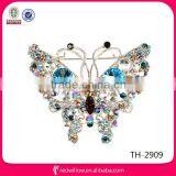 Beautiful Elegant Crystal Bling Rhinestone Butterfly Brooches Wholesale thumbnail-1