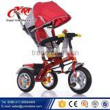 Wholesale Best Quality Metal Baby Tricycle With Wagon / Two Seat Child 3 Wheel Trike / AIR TYRE Tricycle for Children thumbnail-5