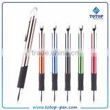 Professional personalized logo customized thin promotional rubber metal pen                        
                                                                                Supplier's Choice