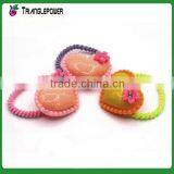 Lovely Candy Colors Heart Design With Little Flowers Children Hair Tie Set thumbnail-1