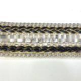 Fashion Leather Twist Braid Chain Bracelet Bangle for Girl thumbnail-3