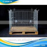 Stackable Metal Wire Containers Match Pallets thumbnail-2