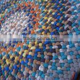 High Quality 100% Cotton Round Braided Rug With Water Proof thumbnail-2