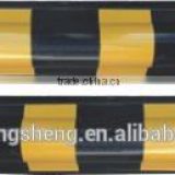 600mm Black and Yellow Rubber Reflective Garage Corner Guard & Wall Protector