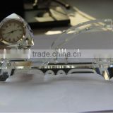 new design Crystal Clock Office Stationery Wholesale for Business Desk Decorations CM-COS001