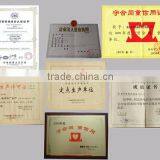 certificate of honor