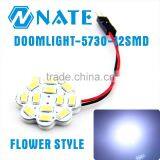 Factory Wholesale Led12V High Power LED Dome Light 5730 12Smd Auto Interior LightT10 Flower Style Auto Parts