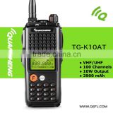 10W radio with large screen and keypad walkie talkie TG-K10AT