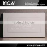 MGA A9 Series 2 Gang Blank Modular Switch Plates