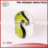 2015 Manufacturer Glass Beads Metal Bracelet Beads Loose Crystal Beads for Bracelet thumbnail-1