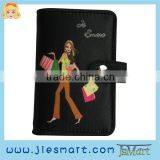 JSMART Shopping Girl Card Holder Sublimation Printing Design DIY