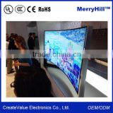 Wall Mount Curved OLED TV 27/34/35/42/55/65 inch Ultra Wide LCD Display 4K Monitor