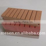 High Impact Resistant Wood Fiber + HDPE WPC Composite Solid Outdoor Decking Timber