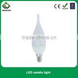 C37 Led Candle Light 2w/3w/4w Warm White E14 Plastic Housing