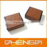 Best Sell factory customized made handmade brown leather decorative boxes (ZDS-F441)