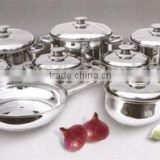 Cookware Set,kitchenware,17pc Stainless Steel Cookware Set