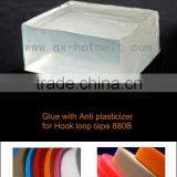 Anti Plasticizer Adhesive for Hook and Loop Tapes