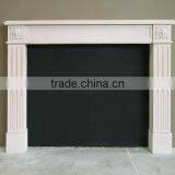 Carved White Marble Mantel