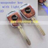 High Quality To Transponder Key Shell With Light (TOY43)