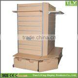 SSW-CW-101 MDF Slatwall Display Gondola Shelving for Supermarket, Store, Etc China Furniture Manufacturer thumbnail-4