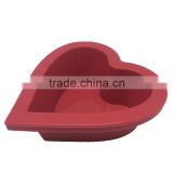 3D Heart Shapes Cake Mould Cooking Silicone Cake Mould BPA free non-stick cake mould