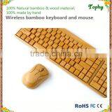 New Arrival Professional Bamboo & Wood Mechanical Keyboard Wireless Stylem, Full Set Computer Accessories thumbnail-3