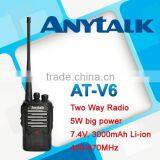 China Good Selling Mini Size AT-V6 UHF400-470Mhz Walky Talky