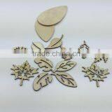 Table Decoration Gold Leaf Christmas Wood Yard Decorations thumbnail-4