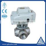 3 Way Bsp Ball Valve With Electric Actuator thumbnail-4