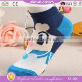 SX-204 Wholesale Cotton Knitted Girl Sock Woman Short Socks Lace Trim Sock Factory Manufacturers thumbnail-6