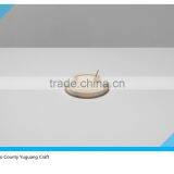 Set of 4 Round Natural Wooden Plates for Food thumbnail-3