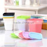 Small Square Plastic Flower Pot Injection Mould thumbnail-3