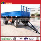Export Cheap Price Drawbar Side Wall Car Agricultural Mini Power Tiller Trailer and Axle thumbnail-3