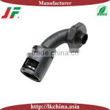 Black quickly install pipe fitting for cable wire conect
