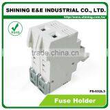 FS-032L3 Rail Mounted Cartridge Type AC DC 600V 32A Fuse Holder thumbnail-1