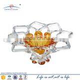 Hand Made Clear Cored Cheap Crystal Fruit Plate thumbnail-1